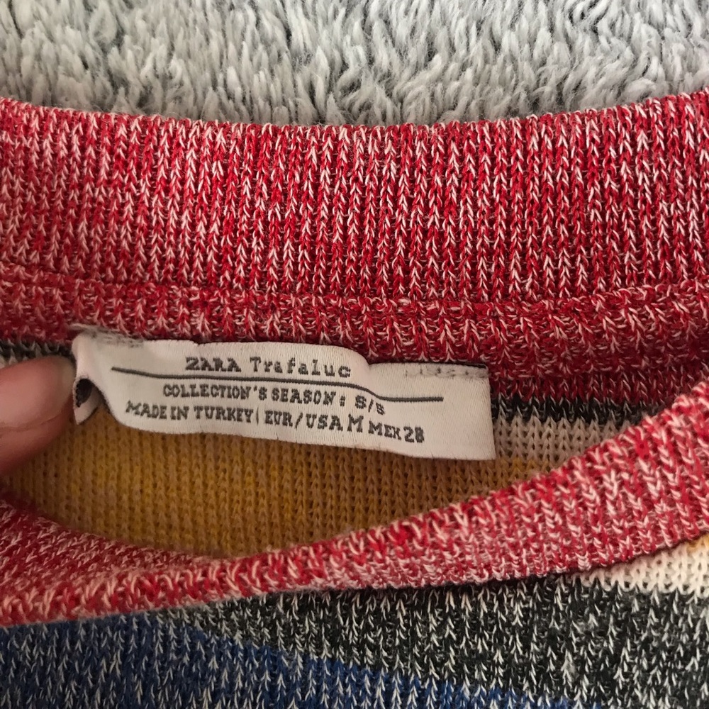 ZARA STRIPED TOP - Picture 2 of 4